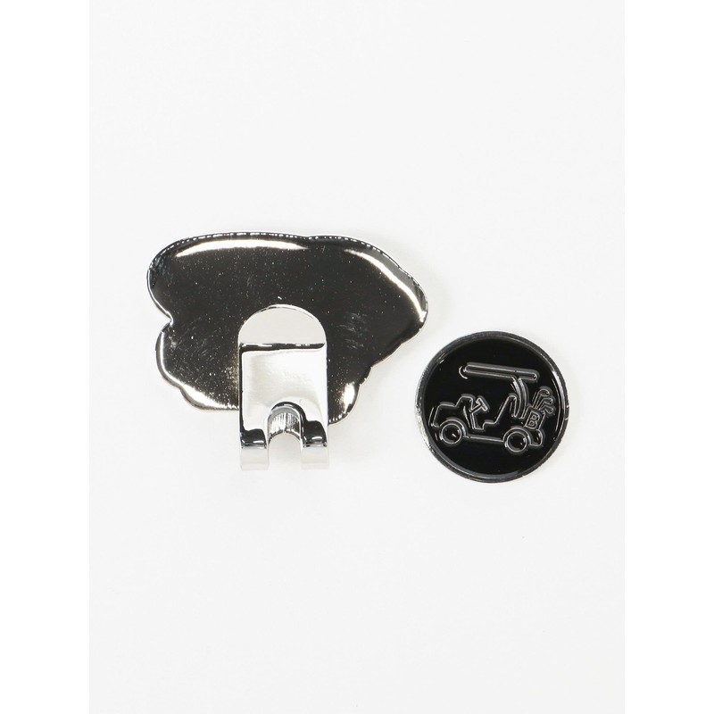 Beams Golf Short Sleeve TEE Clip Marker, Earth Logo, 2,