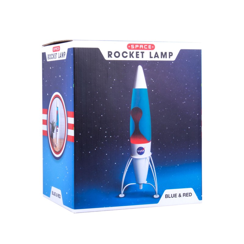 Fizz Creations NASA Inspired Rocket Lamp. Matte-Finish Space Decor Lamp