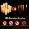 antizer Flameless Candles Led Candles Pack of 9 (H 4"