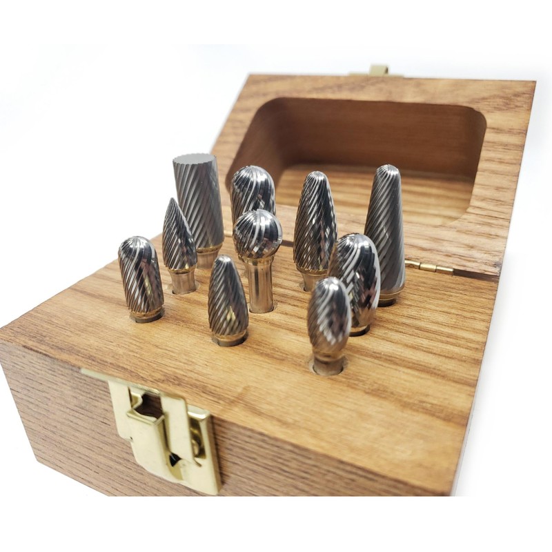 Set 1 Single Cut Carbide Burr Die Grinder Bit