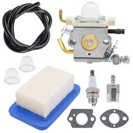 Aylux PB-403T Blower Carburetor with A226000032 Air Filter for Echo PB-403H PB-413H PB-413T PB-580 PB-610 PB-620 Leaf Blower Replace C1M-K77 A021000893 A021000894 A021000892