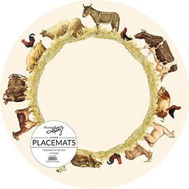 Primitives by Kathy Placemat - Farm Animals