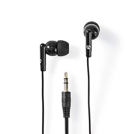 NEDIS Wired Headphones | 3.5mm | Cable Length: 1.20m | Black