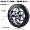 Pack of 2 Stunt Scooter Wheels 110 mm, Colourful Scooter