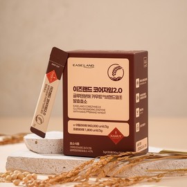 Izland Corezyme 2.0 Gluten-Free Kamut Brand Wheat Fermented Enzyme Savory Injeolmi Flavor 30 Packets 1 Box / 이즈랜드 코어자임2.0 글루텐분해 카무트 브랜드밀 발효효소 고소한인절미맛 30포 1박스