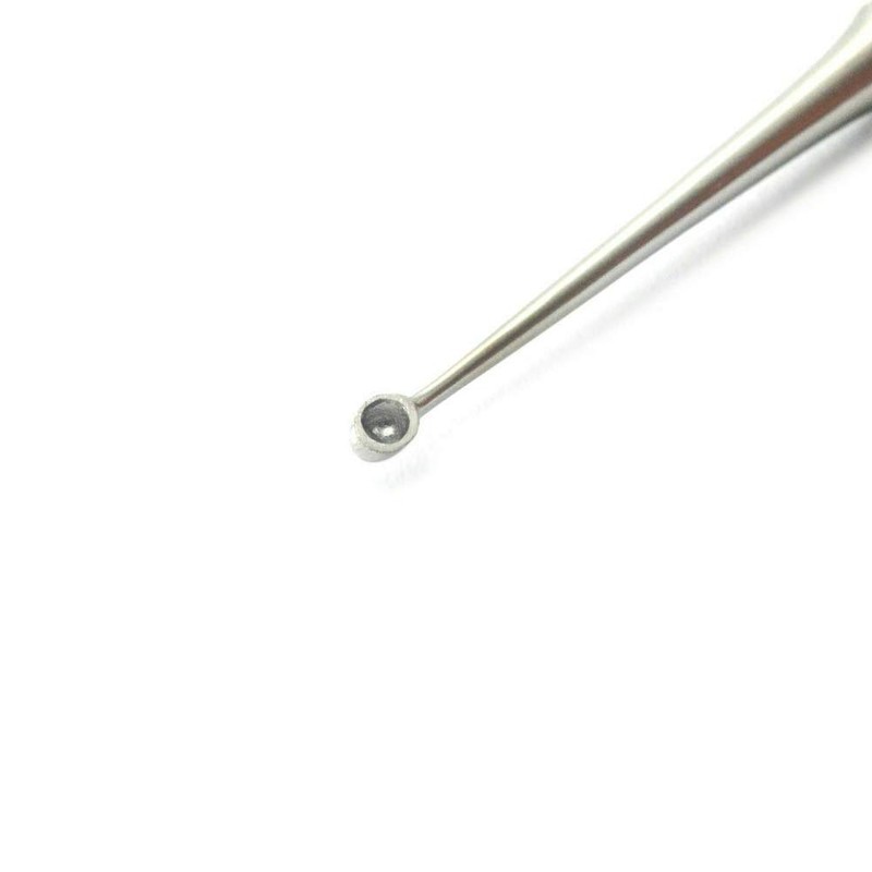 Professional Double Ended Nail Curette 1.5/2.5mm Dermal Ingrown Toenail Cleaner