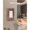 TREEWELL 6-Pack Decorator Outlet Cover Plate, Decorative Switch Plates and