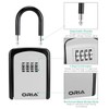 ORIA Key Lock Box, Key Safe Box, 4 Digit Combination
