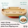 Bubba Boo Ark Bamboo Baby Plate| Fun Bamboo Suction Plates