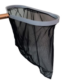 Happy Heavy Duty Aluminium Deep Metal Swimming Pool Net Leaf Skimmer for Cleaning Leaves and Debris
