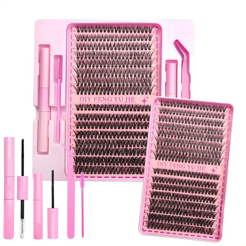 Eyelash Extension Natural Eyelashes 30d40dset9-16mmdiyblack