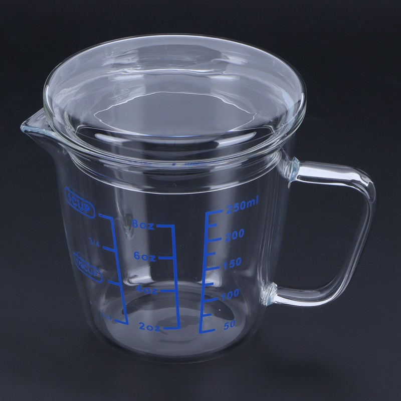 Heat Resisting Glass Measuring Cup Milk Scale Measuring Jug with