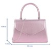 Faux Leather Plain Tote Style Top Handle Bridal Prom Wedding