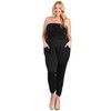 eVogues Plus Size Jumpsuit, Black3, 3X