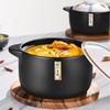 1.7 Quart Ceramic Pot with Lid, Heat-Resistant for Cooking Soup