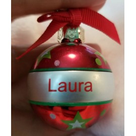 Gantz Christmas Ball Name Ornament Laura
