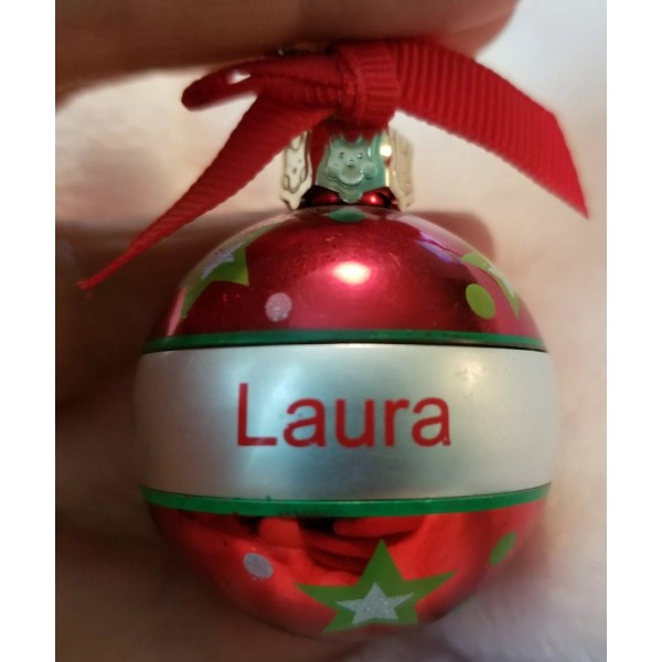 Gantz Christmas Ball Name Ornament Laura