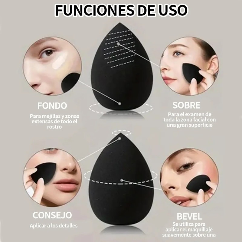 47 Brochas Maquillaje Profesional Y Herramientas Cosméticas