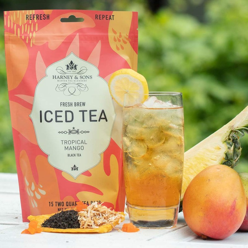 Harney & Sons Tropical Mango Fresh Brew Iced Tea Bags,