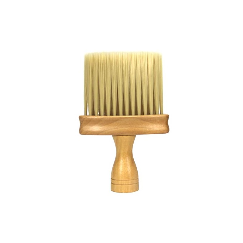 Hair Cutting Brush Professional Hairdressing/Barber Wooden Neck Brush - Soft