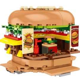General Jim's Toys Burger Joint Restaurant MOC Building Blocks Toy Bricks Set | General Jim's Toys
