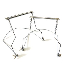 Harmonica Holder, 10 Hole Harmonica Holder Neck, Anti-Scratch Adjustable Harmonica Professional Neck Brace, Hands Free with Anti-Scratch Felt Pads to Protector Harmonica (2 Packs）