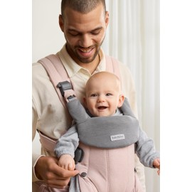 BabyBjörn Harmony Jersey Baby Carrier Bib Light Grey