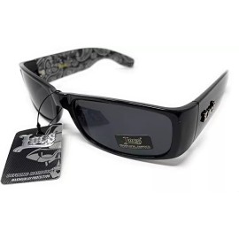 LOCS  Bandana Gangster Black Shades Mens Designer Sunglasses Cholo Dark Lens