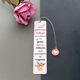 Great Colleague Bookmark Women Retirement Appreciate Gift Christmas Farewell Bookmark Best Friend Birthday Gifts Friendship Encouragement Thank You Keepsake Cute Flower Heart