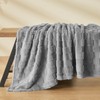 Fleece Throw Blanket for Sofa - Soft Checkered Single Blankets