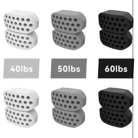 Unbranded 12PCS Adjustable Resistance Rubber Jaw Exerciser