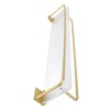 Bathroom Towel Rack Holder Acrylic Wall Mounted Hanging Storage Shelf