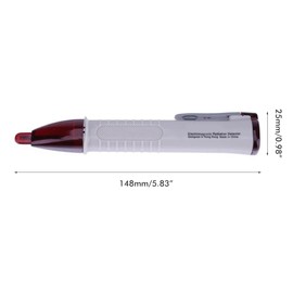 Radiation Detector Geiger Counter, Portable Dosimeter Pen Type Non-Contact Electromagnetic Field Nuclear Radiation Detector for Home, Office