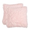 Sienna Fluffy Shaggy Pack of 2 x Cushion Covers 45