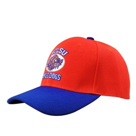 Dekeke Men's #9 The Waterboy 50th Anniversary Mud Dogs Hats,Bourbon Bowl Bobby Boucher Adjustable Baseball Caps Orange