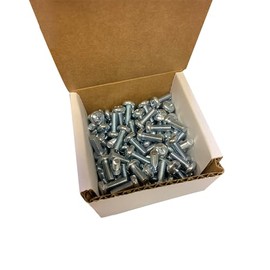 License Plate Metric Phillips Head Screws - 100 per Box