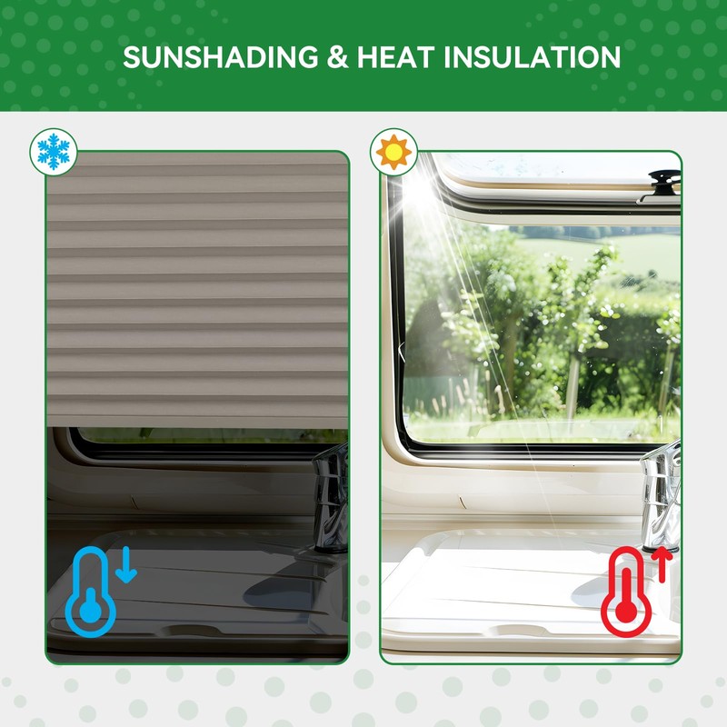 RVINGPRO RV Blinds for Camper Windows, Camper Replacement Blinds, Privacy