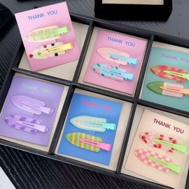 Cutie Hairpin Side Hair Bangs Hairpin Student Children Makeup Hairpin 1 Piece (WFLQJ53) / 큐티 머리핀 옆머리 앞머리핀 학생 어린이 메이크업 헤어핀 1개 (WFLQJ53)