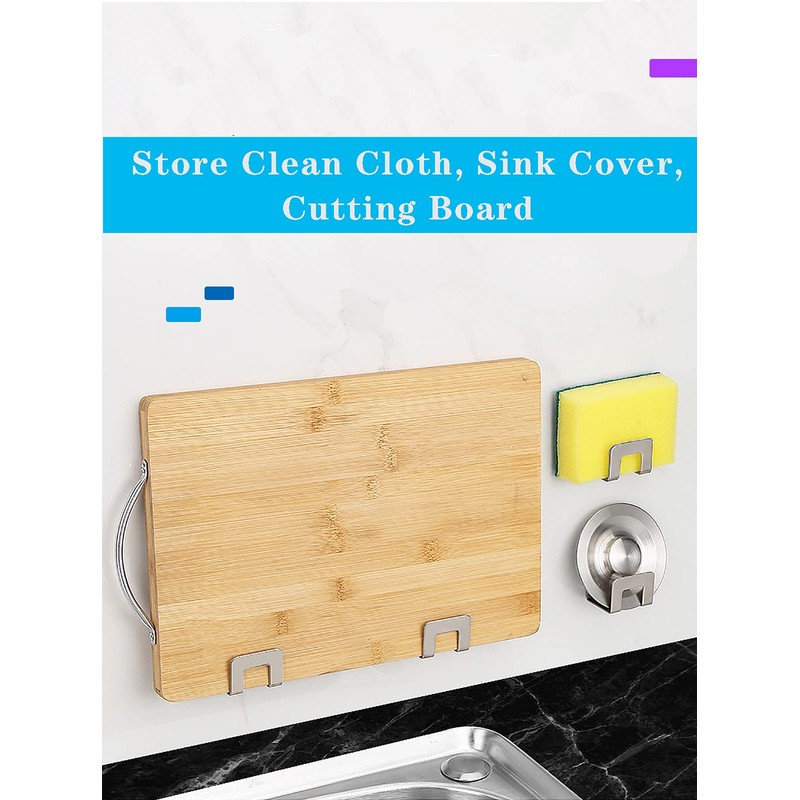 CaKoo Sponge Holder, 2 Pack Sponge Holder for Kitchen Sink,