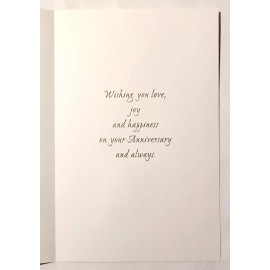 Majestic Greetings 1 Anniversary Greeting Card/Envelope Very Special Couple Love Joy Wonderful Rose