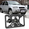 No Drill Front Bumper License Plate Mount Compatible with Ford