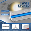 Stylo 12" Aluminum Architect Scale Ruler Laser Etched Triangle Drafting