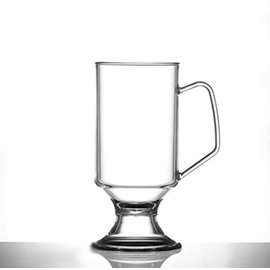 Virtually Unbreakable Heavy Duty Polycarbonate 8 oz Plastic Coffee Cup, Pack of 3