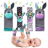 Jodsen 4Pcs Baby Rattle Toys, Baby Foot Finder Sock Wrist