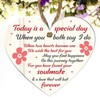 Mr and Mrs Wedding Gift Acrylic Heart Plaque - Bride