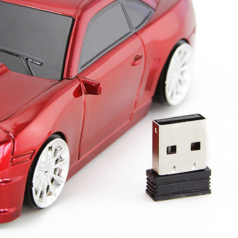 Sport Car Shaped Wireless Computer Mouse 2.4G High Accuracy Sensor