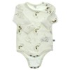 Pippi Baby Body Ls Ao-Printed (4-Pack) Blouse, Off-White, 92 cm