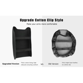 INTGET for 2022-2025 Nissan Pathfinder Center Console Cover with Thin Pad Leather Middle Arm Rest Cover for 2022 2023 2024 2025 Nissan Pathfinder Accessories S/SV/SL/Rock Creek/Platinum(with Thin Pad)