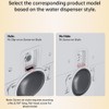 Upgraded Water Dispenser Lever for Refrigerator Interior,Water Dispensers Lever, One-Handed