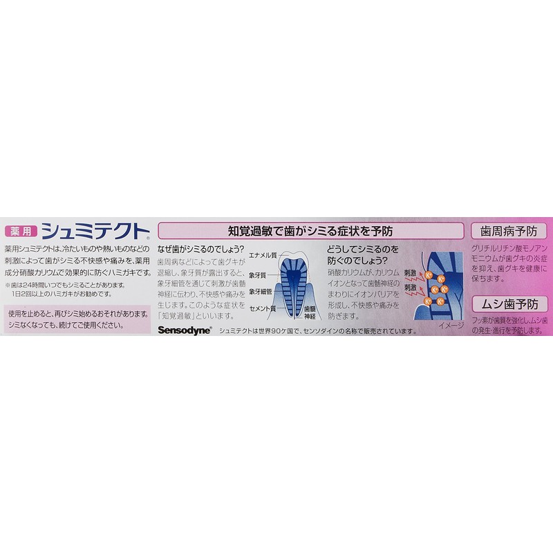 Schmitect Periodontal Disease Care Extra Toothpaste 3.5 oz (99 g)